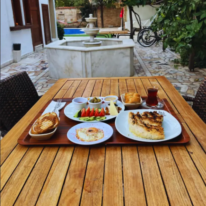 Freshly baked breads and pastries
