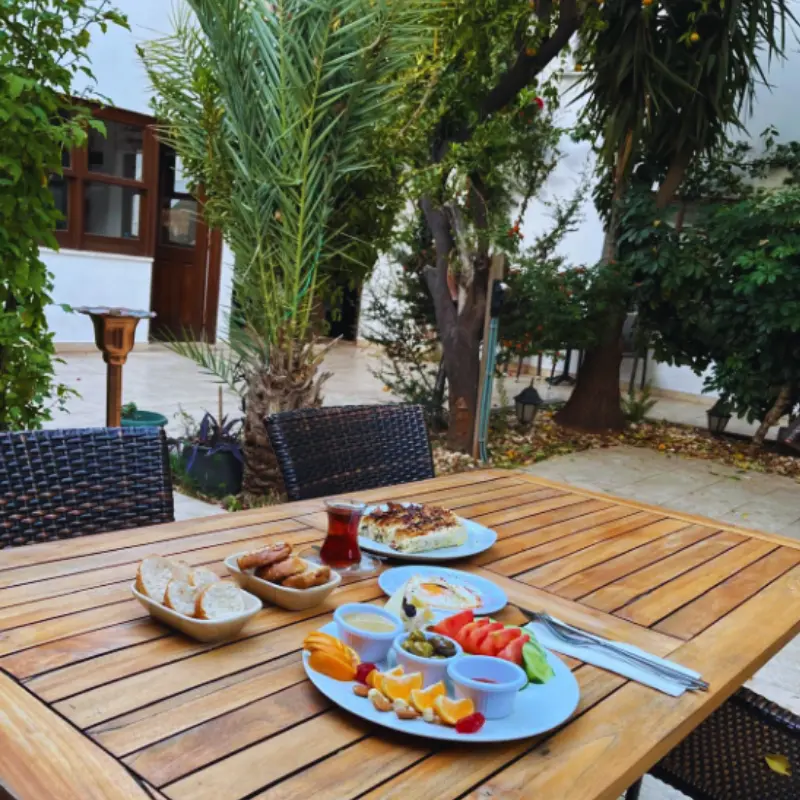 Organic garden vegetables and eggs